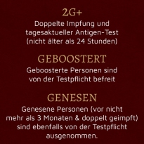 Ab sofort nach 2G-Plus-Prinzip Ab sofort nach 2G-Plus-Prinzip